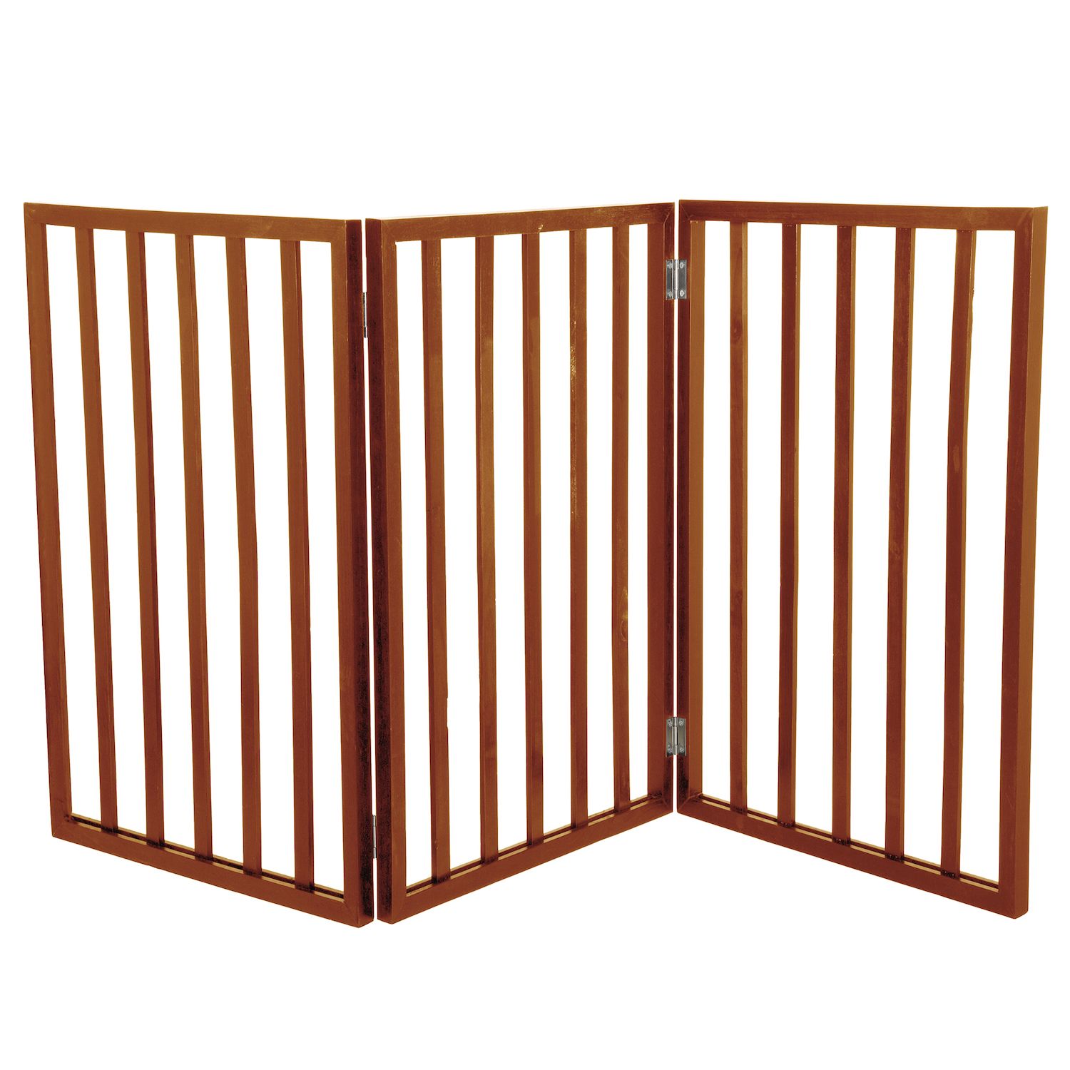 Pet Pal Freestanding Expandable Gray Wood Pet Gate in the Pet Gates  department at