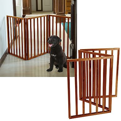 PetMaker Pet Pal Freestanding Wooden Pet Gate