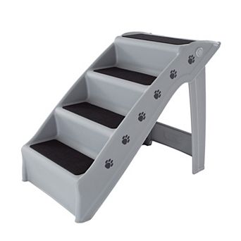PetMaker Pet Pal 4-Step Folding Plastic Pet Stairs