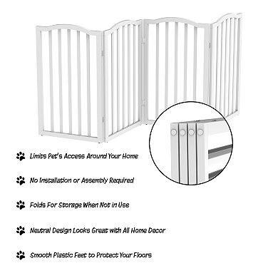 PetMaker Pet Pal Freestanding Pet Gate - 4 Panel