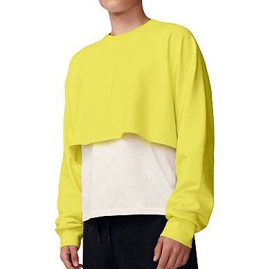 Gender Neutral Human Nation Kind Crop Sweatshirt