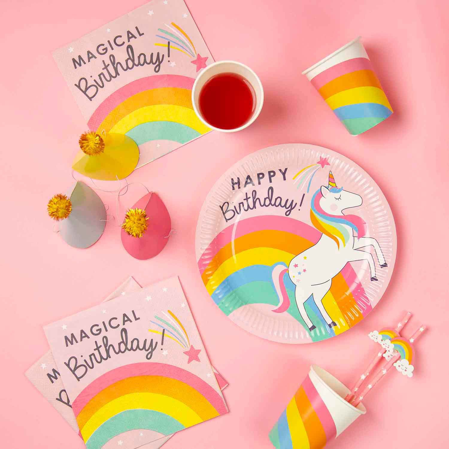 Talking Tables RAIN Rainbow Konfetti – Buntes Papier-Konfetti Für Partys & Deko