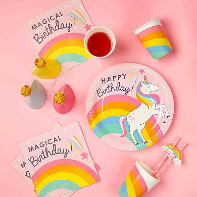 Talking Tables Rainbow Mini Paper Party Hats 5-Pack