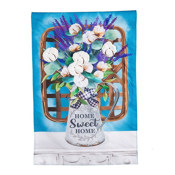 Cotton Bouquet Garden Flag