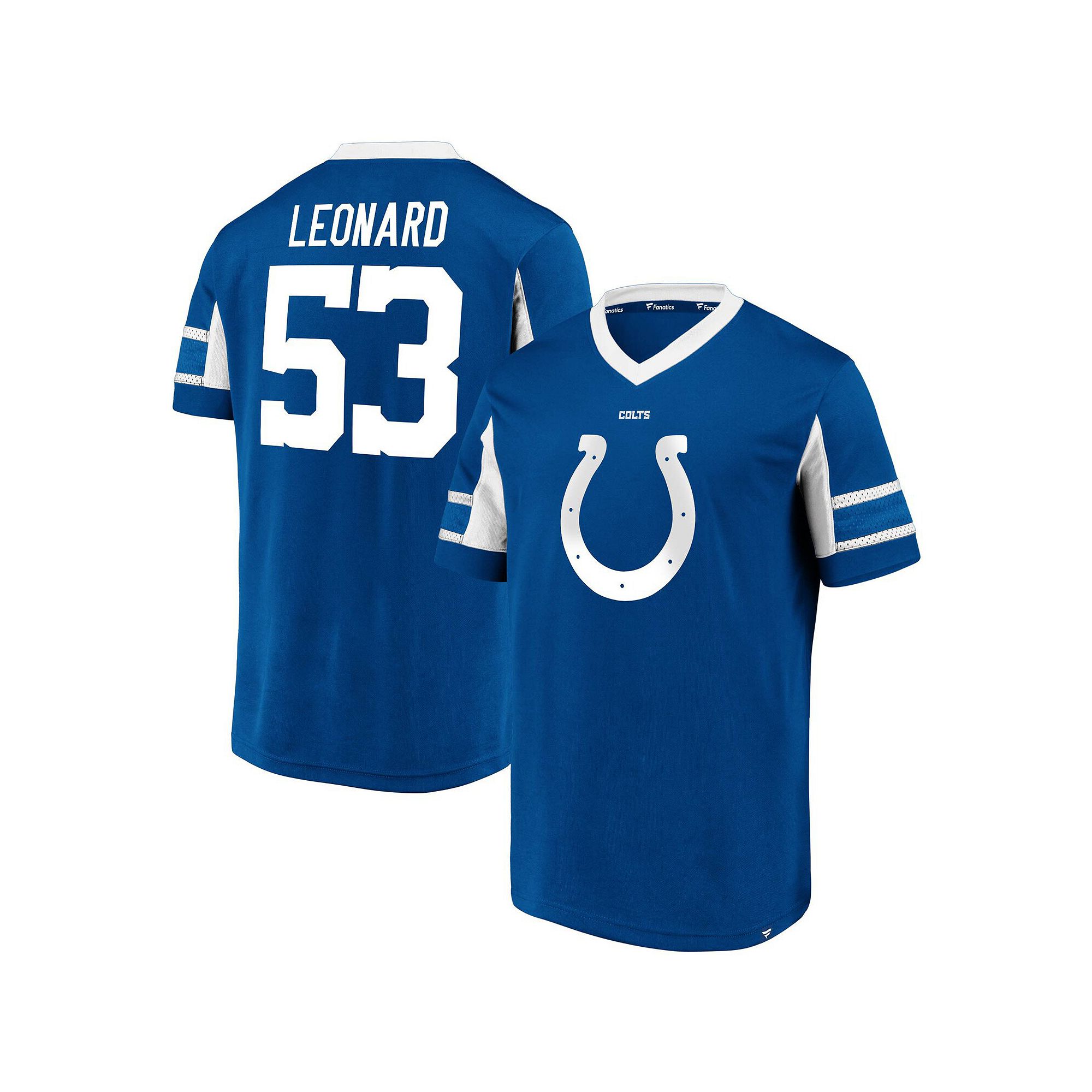 Mens Fanatics Branded Shaquille Leonard Royal Indianapolis Colts Hashmark 