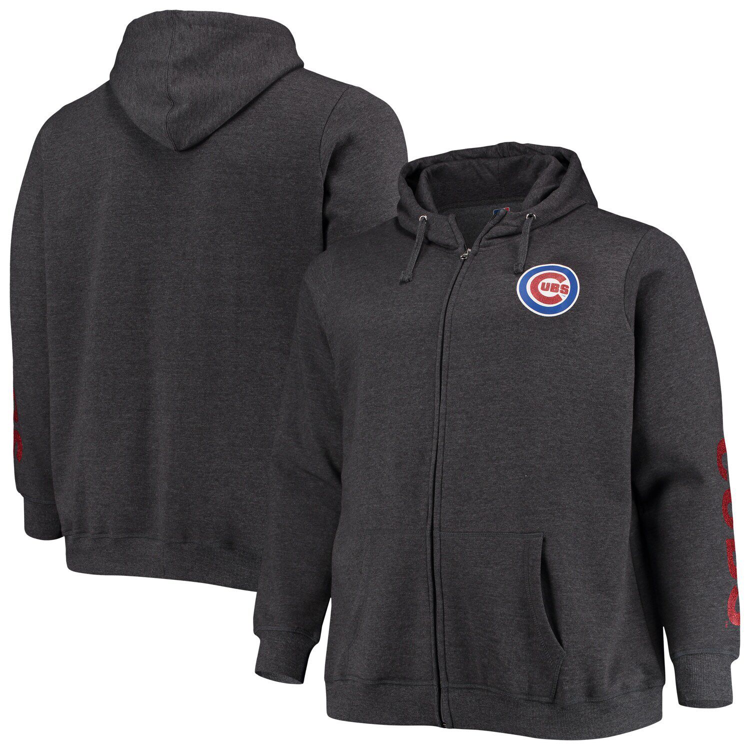 cubs zip up sweatshirt