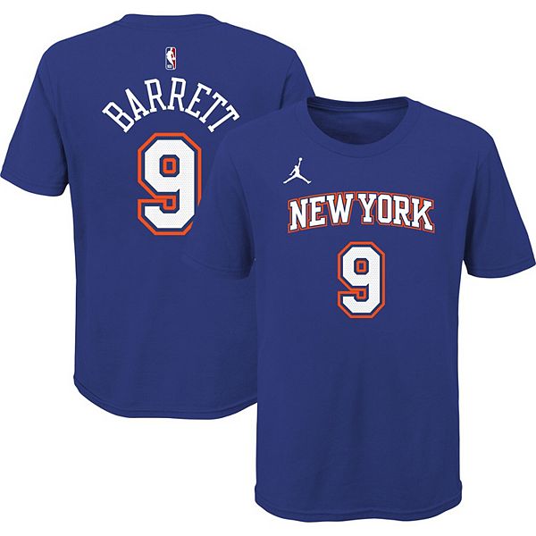 RJ Barrett New York Knicks Game-Used Blue Statement Shorts from