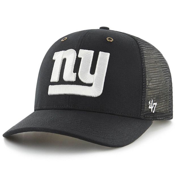 Men's Carhartt x '47 Brown New York Giants Historic Logo Captain Adjustable  Hat