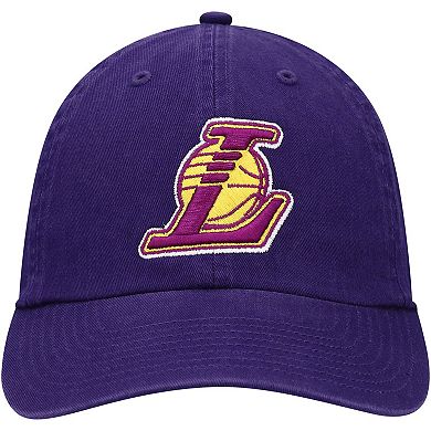 Men's '47 Purple Los Angeles Lakers Logo Clean Up Adjustable Hat