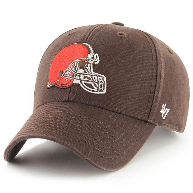 Men's '47 Brown Cleveland Browns Logo MVP Adjustable Hat - OSFA