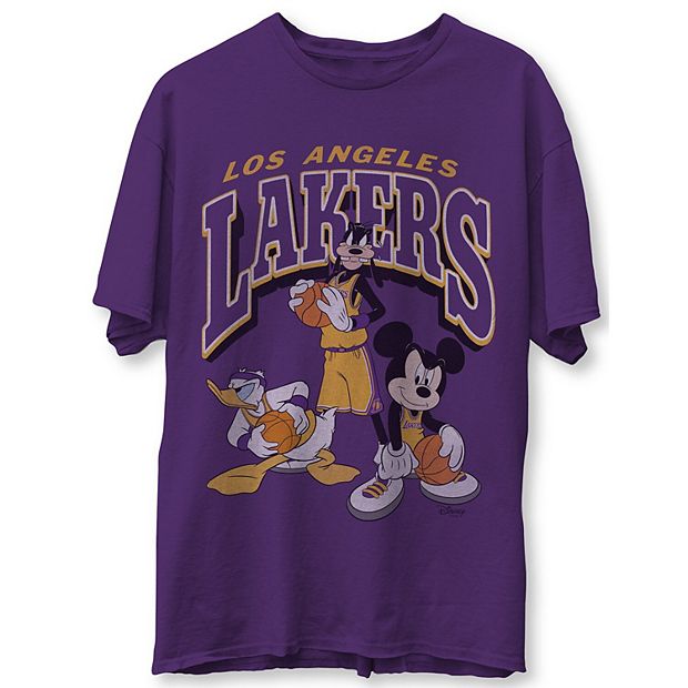 Men's Nike Purple Los Angeles Lakers Courtside Retro Elevated Long Sleeve T-Shirt Size: Small