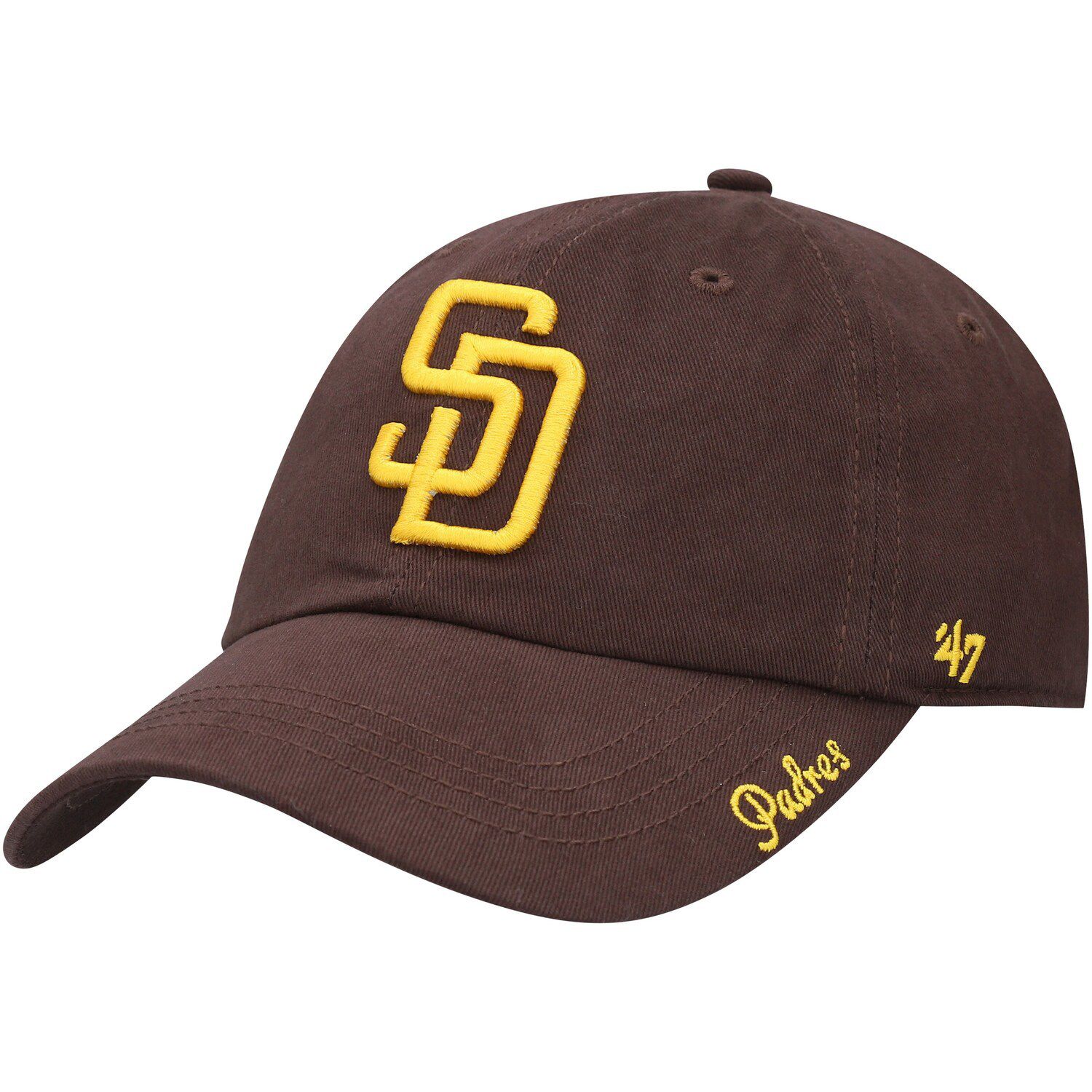 San Diego Padres '47 Logo Cooperstown Collection Clean Up Adjustable Hat -  Navy