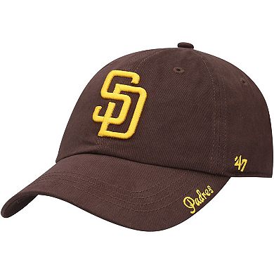 Women's '47 Brown San Diego Padres Team Miata Clean Up Adjustable Hat