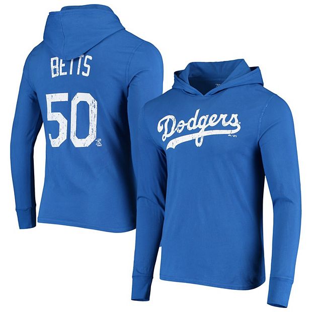 Men's Majestic Threads Mookie Betts Royal Los Angeles Dodgers