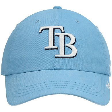 Women's '47 Light Blue Tampa Bay Rays Team Miata Clean Up Adjustable Hat