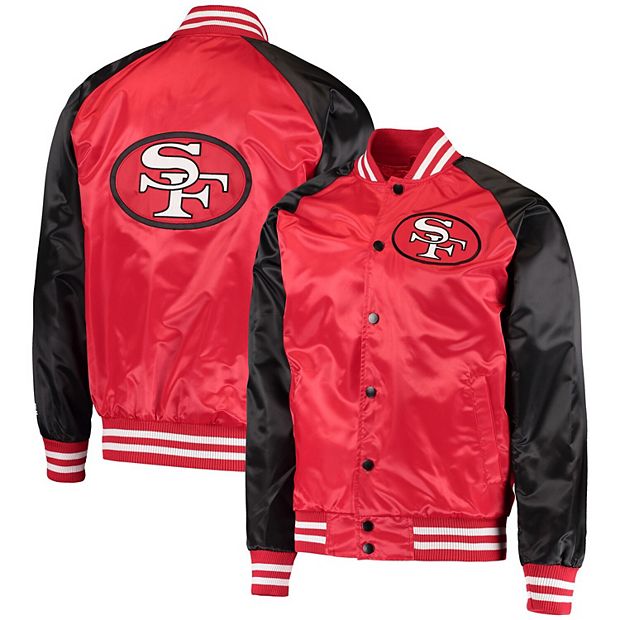 Women’s Starter SF 49ers Red Satin Jacket