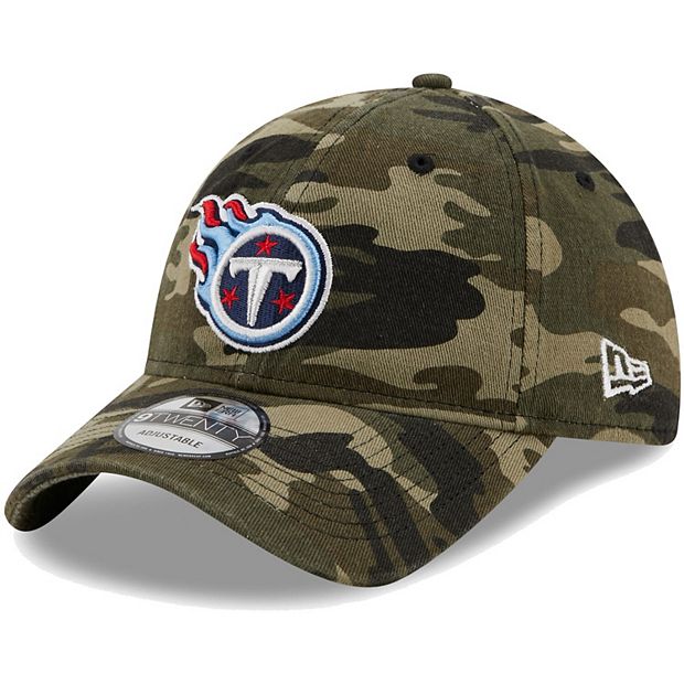 Youth New Era Camo Tennessee Titans 9TWENTY Adjustable Hat