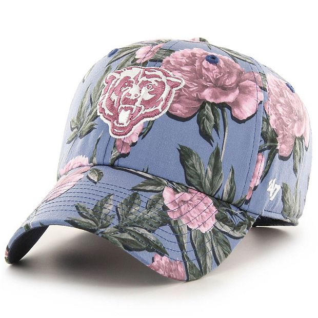Women s 47 Blue Chicago Bears Peony Clean Up Adjustable Hat