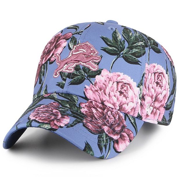 Detroit Lions Pink Peony 47 Brand Clean Up Adjustable Hat - 195000856280