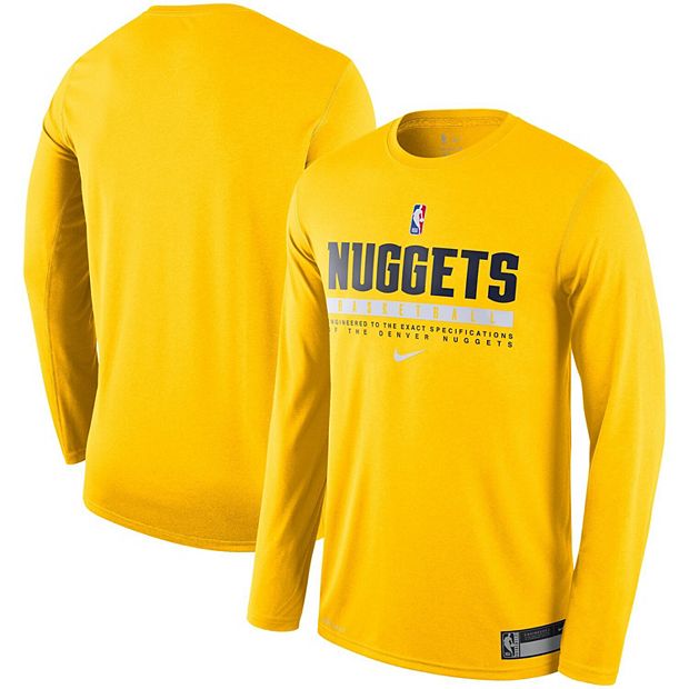 Denver Nuggets Nike City Edition Shooting Performance T-Shirt - Black/White