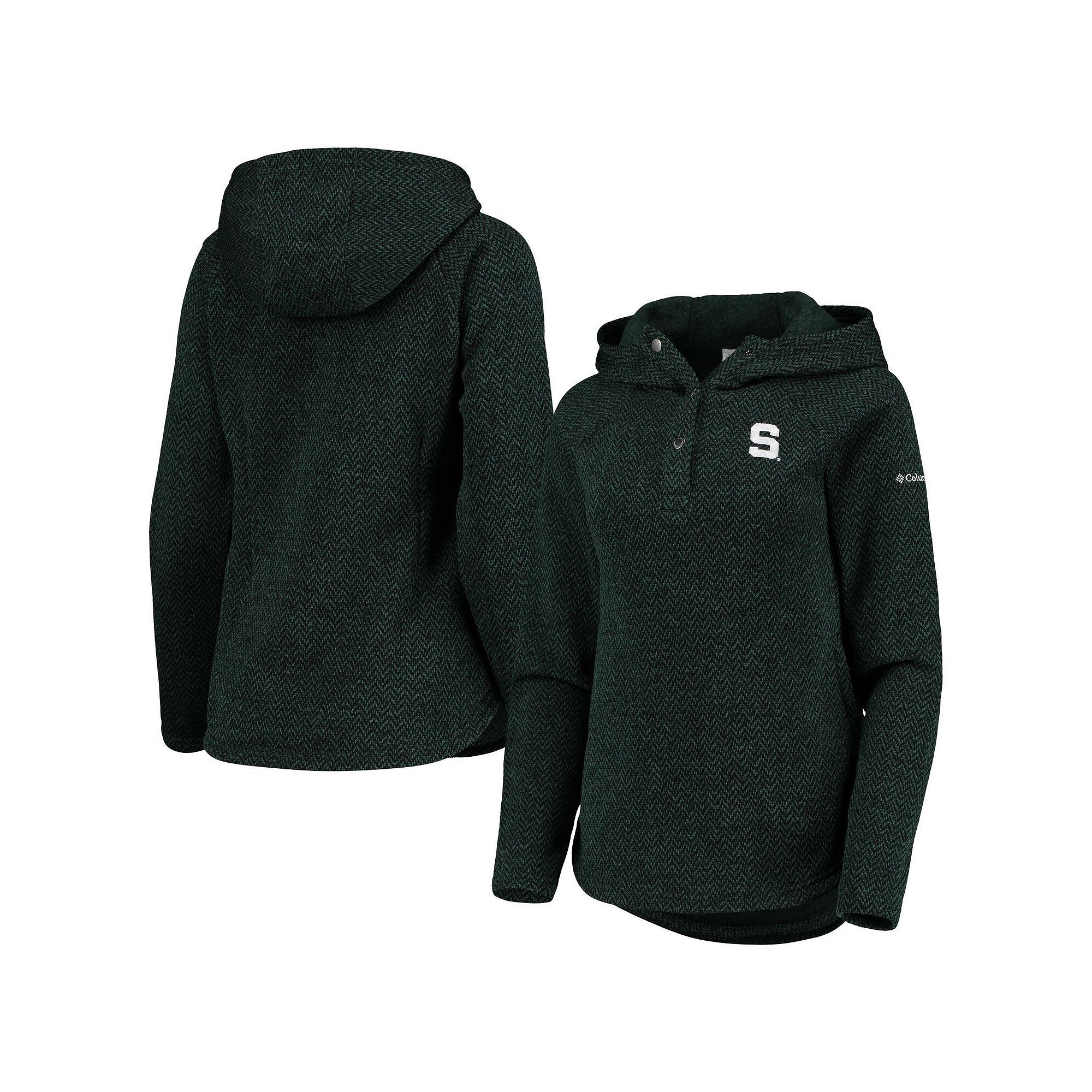 Womens Columbia Green Michigan State Spartans Darling Days Raglan Fleece P