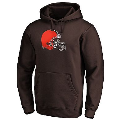 Men's Fanatics Branded Brown Cleveland Browns Team Logo Pullover Hoodie