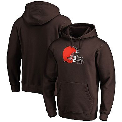 Men's Fanatics Branded Brown Cleveland Browns Team Logo Pullover Hoodie