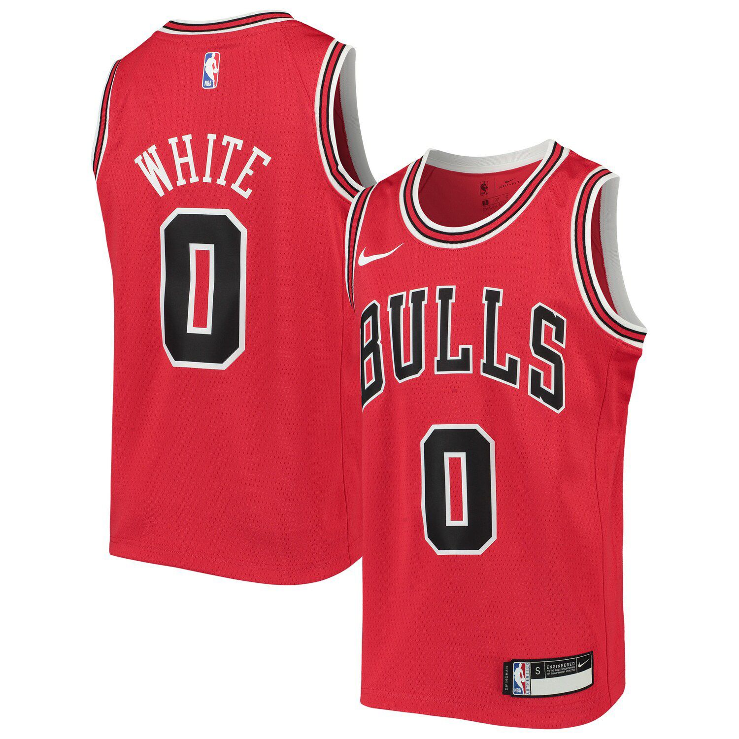 coby white bulls jersey