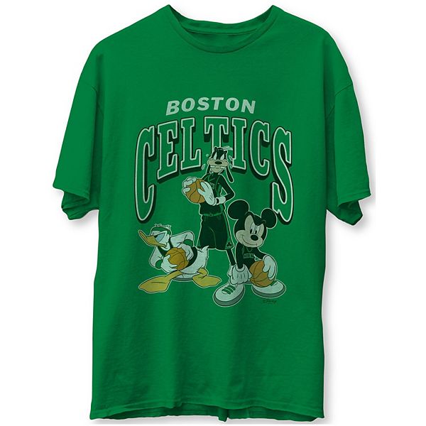 Kelly Green Boston Celtics Disney Mickey Squad Shirt - High