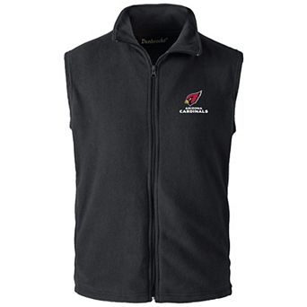 Men's Black Arizona Cardinals Houston Fleece Full-Zip Vest