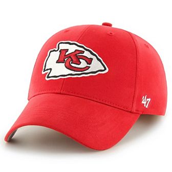 Toddler '47 Red Kansas City Chiefs Basic MVP Adjustable Hat