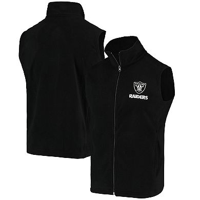 Men's Black Las Vegas Raiders Houston Fleece Full-Zip Vest
