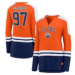 Women's Edmonton Oilers Connor McDavid Fanatics Branded Blue 2023 NHL  Heritage Classic Name & Number Shirt, hoodie, sweater, long sleeve and tank  top