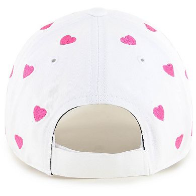 Toddler Girls '47 White New England Patriots Surprise Clean Up Adjustable Hat