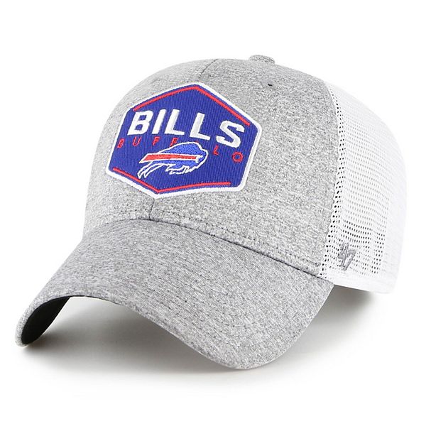 Men's '47 Heathered Gray/White Buffalo Bills Hitch Contender Flex Hat