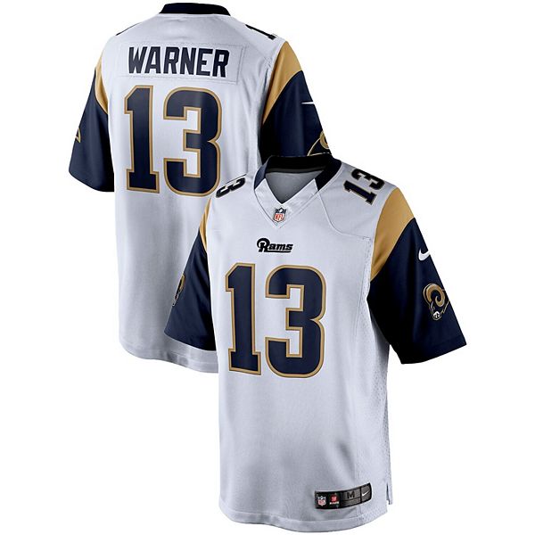 Men's Nike Kurt Warner White St. Louis Rams Retired Player Limited Jersey
