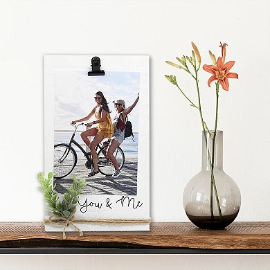 New View Gifts & Accessories You & Me Clip Frame Table Decor