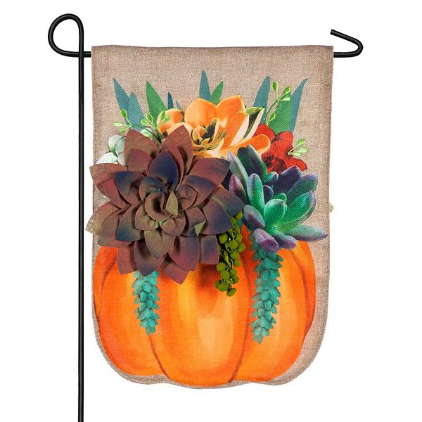 Fall Succulents Garden Flag