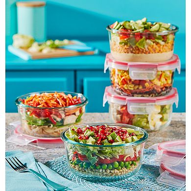 Pyrex FreshLock 10-pc. Glass Meal Prep Container Set