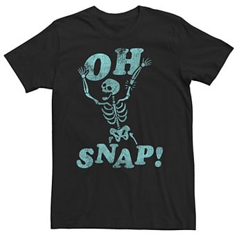Men's Snap Humor Text Tee
