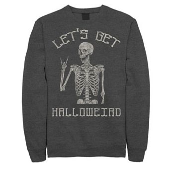 Men's Halloweird Humor Text Sweatshirt
