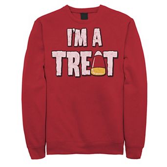 Mens Halloween Candy Corn I'm A Treat Sweatshirt