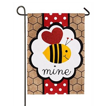 Valentines Be Mine Garden Flag