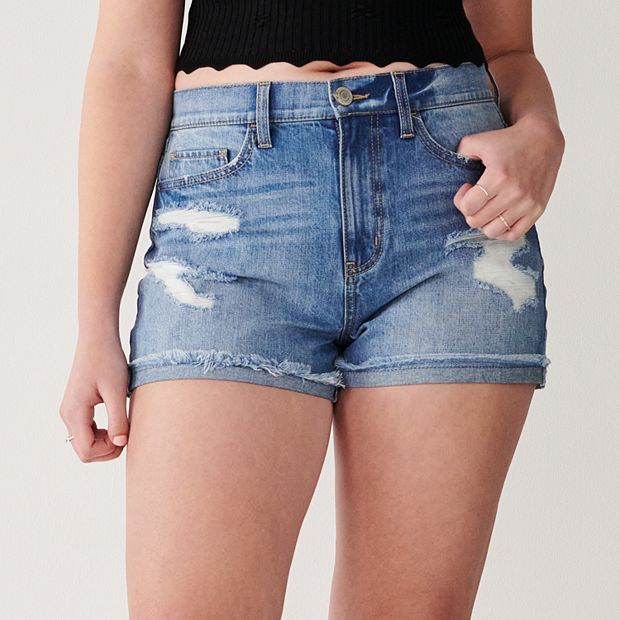 Kohls junior jean on sale shorts