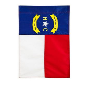 NC State Applique Garden Flag