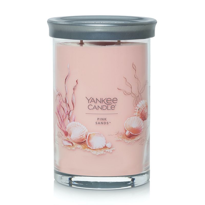 Yankee Candle Pink Sands Signature 2-Wick Tumbler Candle, Multicolor