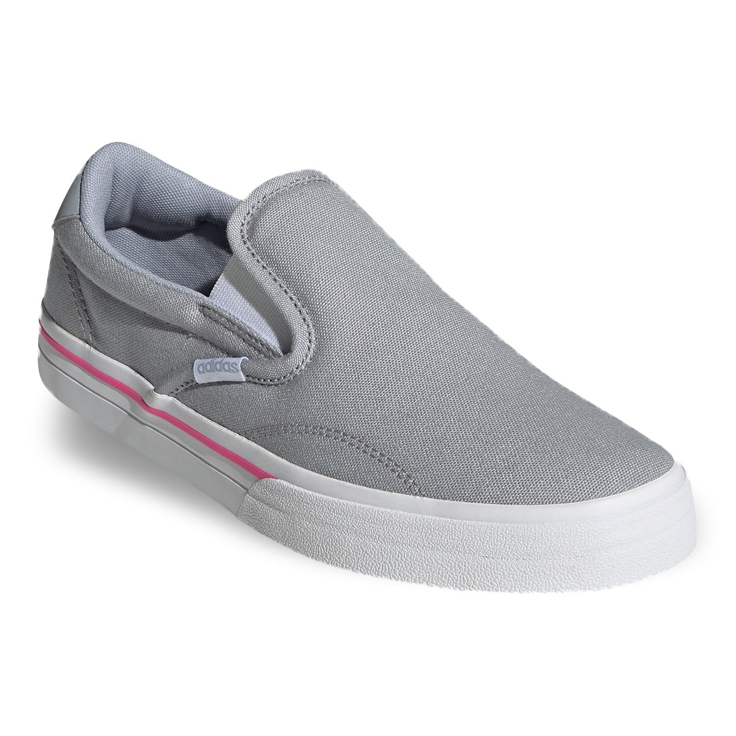 adidas slip on gray