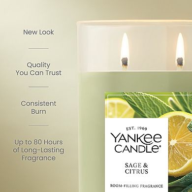 Yankee Candle Sage & Citrus Signature 2-Wick Tumbler Candle