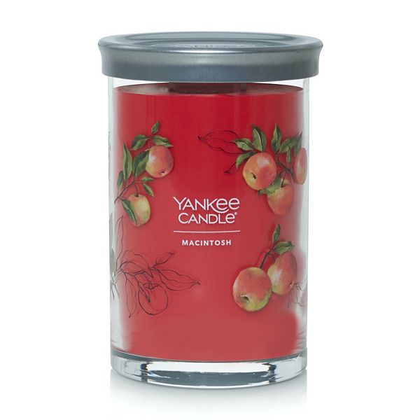 Yankee Candle Macintosh Signature 2-Wick Tumbler Candle - Red