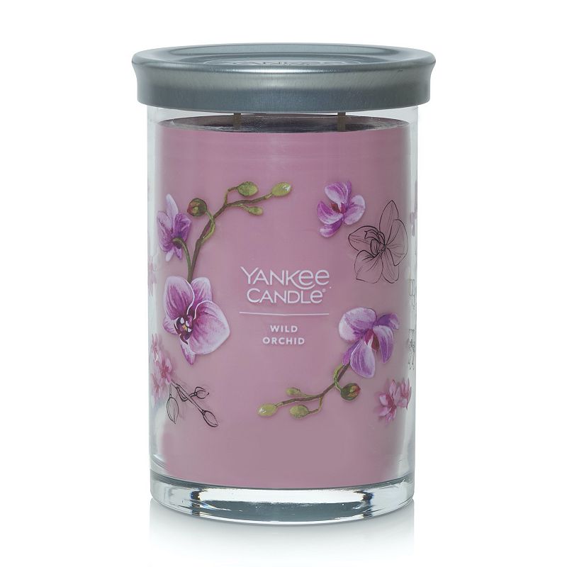 Yankee Candle Wild Orchid Signature 2-Wick Tumbler Candle, Multicolor